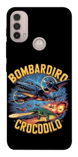 Чехол на Motorola Moto E40 Bombardino Crocodilo v2 фото 1 из 1