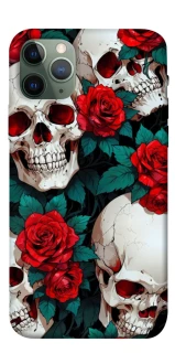 Чохол на Apple iPhone 11 Pro (5.8") skull and rose фото 1 з 1