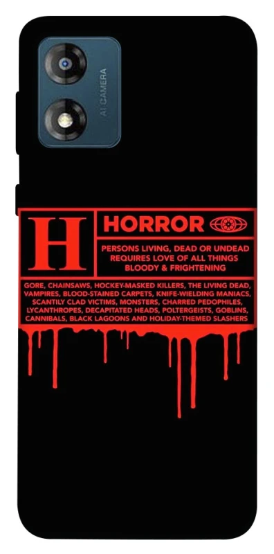 Чохол на Motorola Moto E13 Horror Halloween фото 1 з 1
