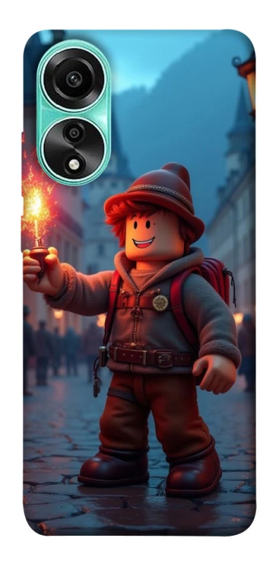 Чохол на Oppo A78 4G Roblox Fire Logo Blue Flames фото 1 з 1