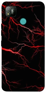 Чехол на TECNO POP 4 Красная молния фото 1 из 1