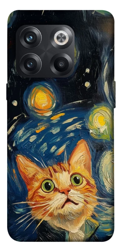 Чохол на OnePlus 10T paint cat фото 1 з 1