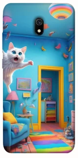 Чохол на Xiaomi Redmi 8a crazy cat фото 1 з 1
