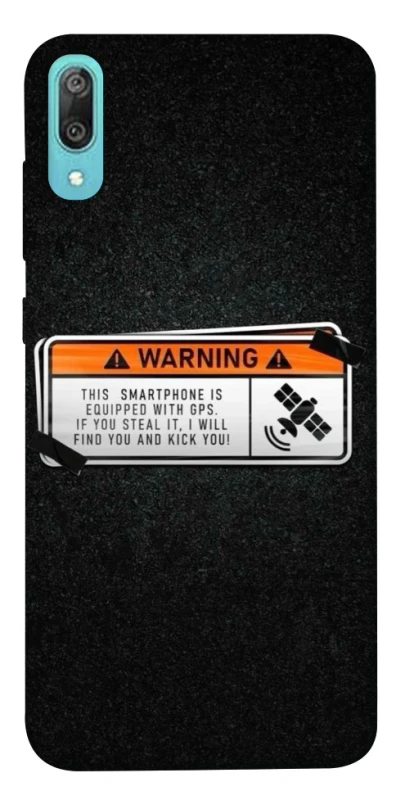 Чохол на Huawei Y6 Pro (2019) Warning фото 1 з 1