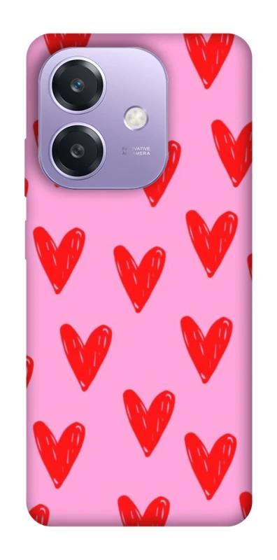 Чохол на Oppo A3X Red hearts 2 фото 1 з 1