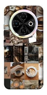 Чохол на TECNO Spark 30C Coffee collage ver.3 фото 1 з 1