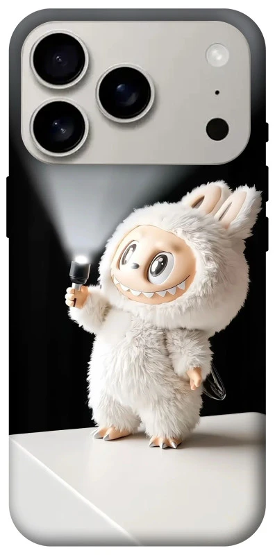 Чехол на Apple iPhone 17 Pro (6.3") Labubu with flashlight ver.2 фото 1 из 1