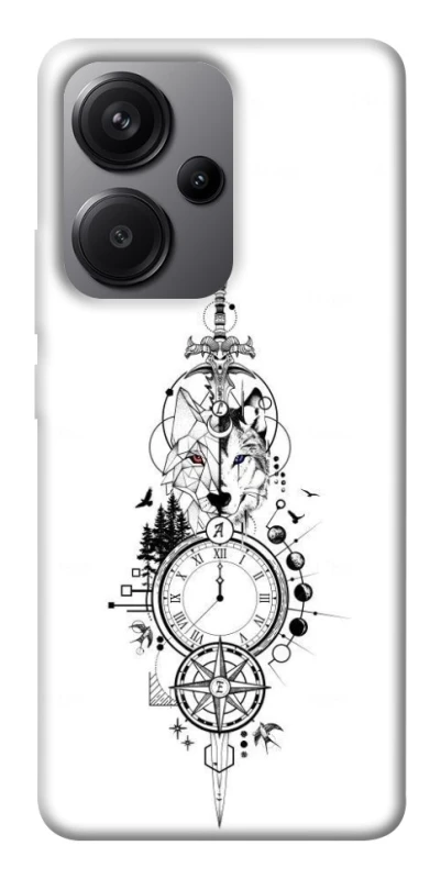 Чехол на Xiaomi Redmi Note 13 Pro+ Tattoo ver.8 фото 1 из 1