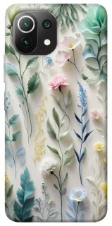 Чохол на Xiaomi Mi 11 Lite Floral design ver.3 фото 1 з 1