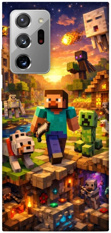 Чохол на Samsung Galaxy Note 20 Ultra Minecraft v6 фото 1 з 1