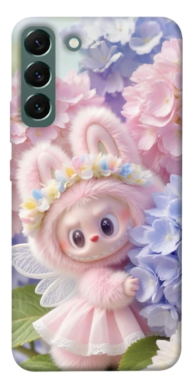 Чохол на Samsung Galaxy S22+ Labubu & Flowers ver.1 фото 1 з 1