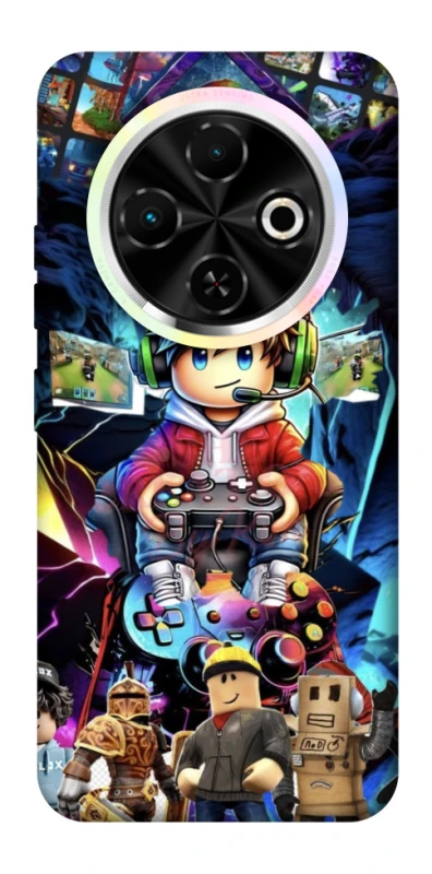 Чехол на TECNO Spark 30C Roblox collage ver.4 фото 1 из 1