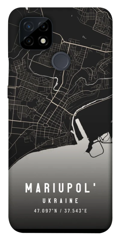Чехол на Realme C21 Mariupol map фото 1 из 1