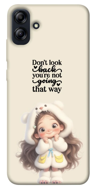 Чехол на Samsung Galaxy A04e Don't look back фото 1 из 1