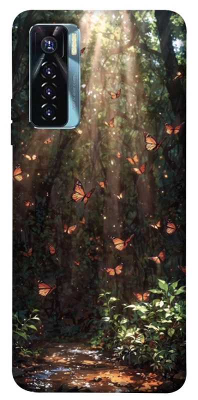Чехол на TECNO Camon 17 Pro butterfly фото 1 из 1