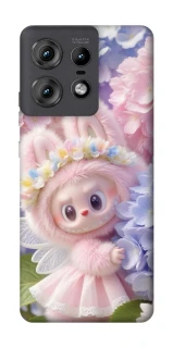 Чехол на Motorola Edge 50 Pro Labubu & Flowers ver.1 фото 1 из 1