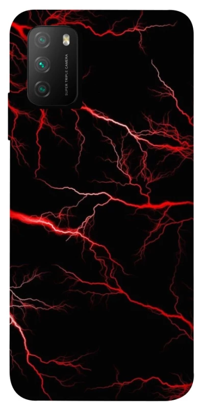 Чохол на Xiaomi Poco M3 Червона молнія фото 1 з 1