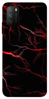 Чохол на Xiaomi Poco M3 Червона молнія фото 1 з 1