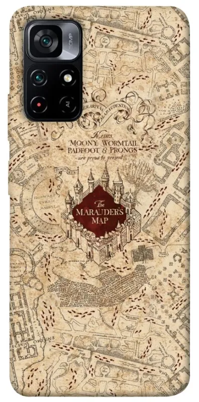 Чохол на Xiaomi Poco M4 Pro 5G Marauders map фото 1 з 1