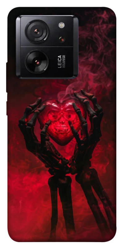 Чохол на Xiaomi 13T Pro Heart in the hands of a skeleton фото 1 з 1