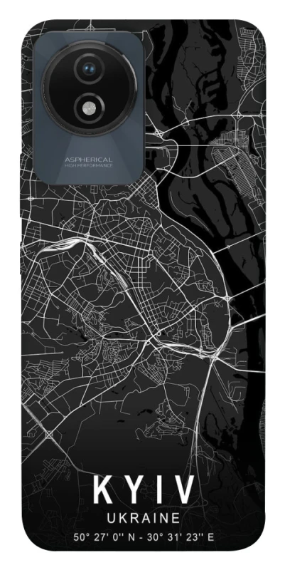 Чохол на Vivo Y02 Kyiv map фото 1 з 1