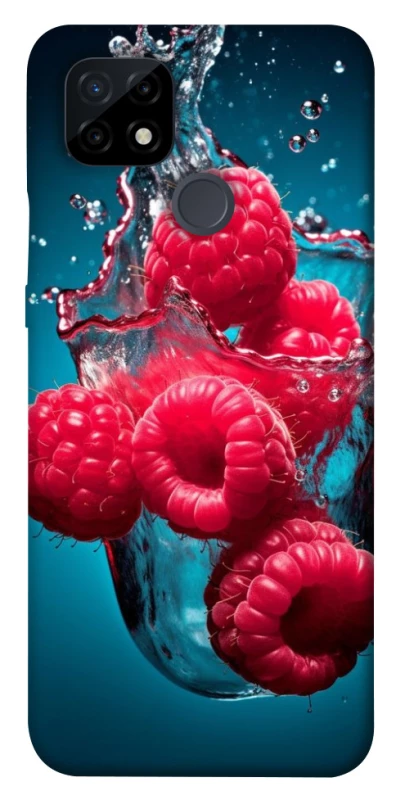 Чохол на Realme C21 Малинка у воді фото 1 з 1