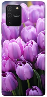 Чехол на Samsung Galaxy S10 Lite Фиолетовые тюльпаны фото 1 из 1