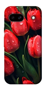 Чохол на Google Pixel 8a Червоні тюльпани фото 1 Чохол на Google Pixel 8a Червоні тюльпани фото 1 з 1