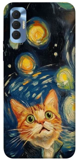 Чохол на TECNO Spark 8P paint cat фото 1 з 1