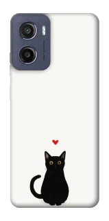 Чехол на Motorola Moto E15 cat in love фото 1 из 1