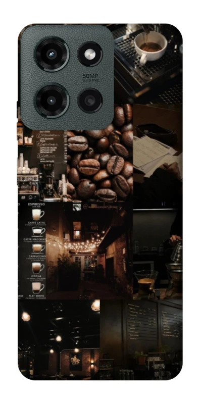 Чохол на Motorola Moto G Power (2025) Coffee collage ver.1 фото 1 з 1