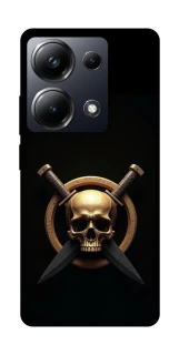 Чохол на Xiaomi Poco M6 Pro 4G Golden Skull фото 1 з 1