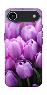 Чехол на Apple iPhone 17 Air (6.5") Фиолетовые тюльпаны фото 1 из 1
