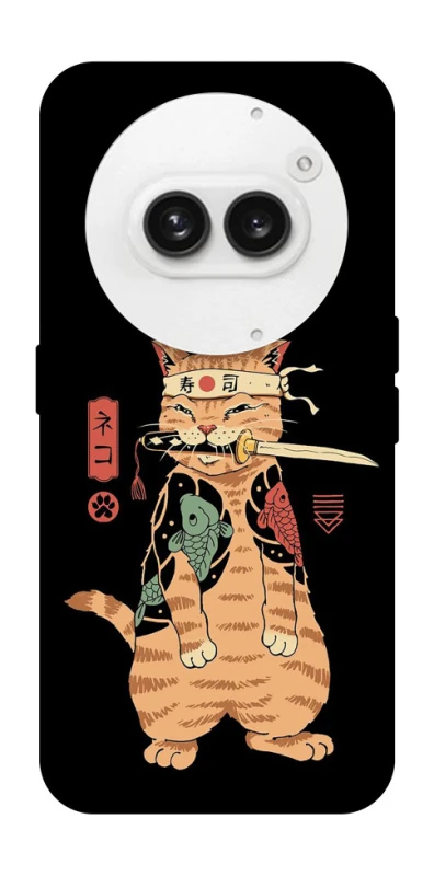 Чохол на Nothing Phone (2a) Кіт-самурай фото 1 з 1
