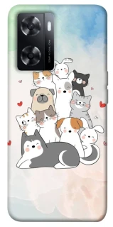 Чохол на Oppo A57s Funny Pets ver.2 фото 1 з 1