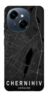 Чехол на TECNO Spark Go 1 Chernihiv map фото 1 из 1