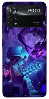 Чехол на Xiaomi Poco X4 Pro 5G Minecraft dragon фото 1 из 1