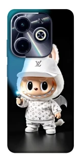 Чохол на Infinix Hot 40i Labubu with flashlight ver.1 фото 1 з 1