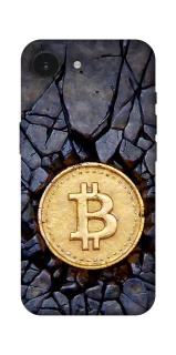 Чохол на Apple iPhone 16e (6.1") Bitcoin cracks фото 1 з 1