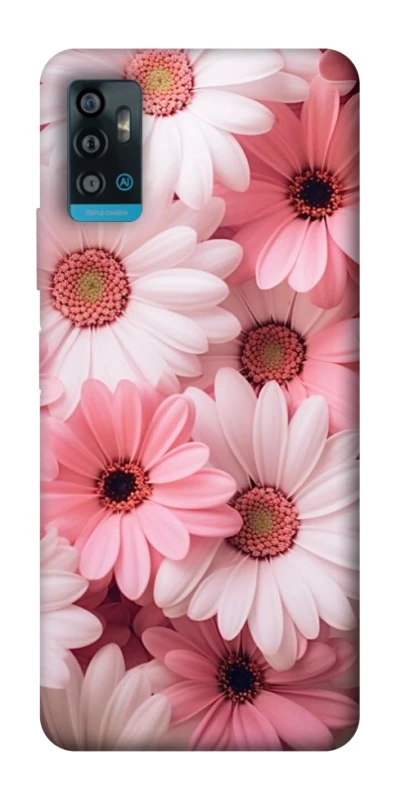 Чехол на ZTE Blade A71 Розовые цветы v2 фото 1 из 1