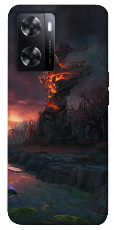 Чохол на Oppo A57s Dota road фото 1 з 1