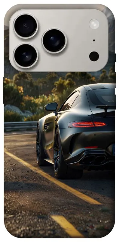 Чехол на Apple iPhone 18 Pro Car in the mountains фото 1 из 2