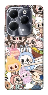 Чохол на Infinix Hot 40 All Labubus фото 1 з 1