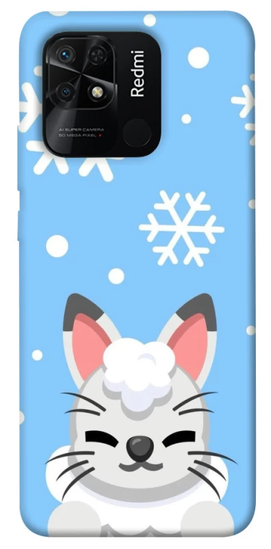 Чохол на Xiaomi Redmi 10C Adopt Me Snow Kitty Smile фото 1 з 1
