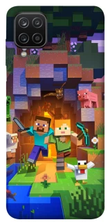 Чехол на Samsung Galaxy A12 Minecraft game фото 1 из 1