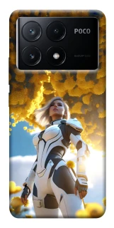 Чехол на Xiaomi Poco X6 Cyber space girl ver.3 фото 1 из 1