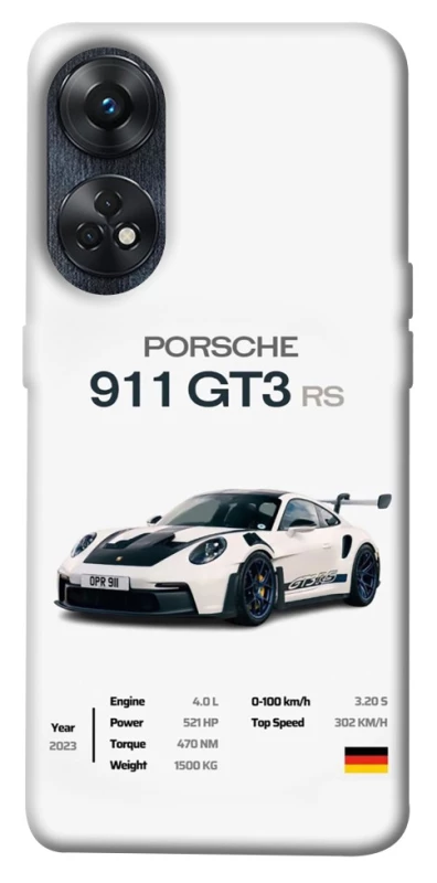Чохол на Oppo Reno 8T 4G Porsche 911 GT3 фото 1 з 1