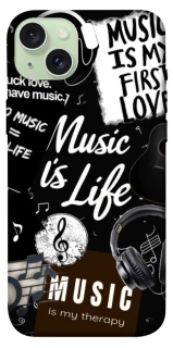 Чохол на Apple iPhone 15 Plus (6.7") Music is Life фото 1 з 1