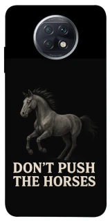 Чохол на Xiaomi Redmi Note 9 5G / Note 9T Don't push the horses фото 1 з 1