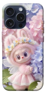 Чехол на Apple iPhone 15 Pro (6.1") Labubu & Flowers ver.1 фото 1 из 1